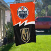 House Flag Mockup 1 Edmonton Oilers Las Vegas Golden Knights 2732