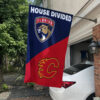 House Flag Mockup 1 Florida Panthers vs Calgary Flames 1226