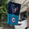 House Flag Mockup 1 Houston Texans vs Miami Dolphins 726