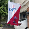 House Flag Mockup 1 Los Angeles Dodgers vs Los Angeles Angels 1413
