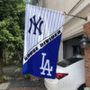 House Flag Mockup 1 Los Angeles Dodgers vs New York Yankees 1419