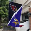 House Flag Mockup 1 Minnesota Vikings vs Arizona Cardinals 111