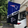 House Flag Mockup 1 New England Patriots x Atlanta Falcons 2717