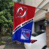 House Flag Mockup 1 New Jersey Devils New York Rangers 35