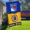 House Flag Mockup 1 New York Rangers Boston Bruins 59