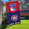 House Flag Mockup 1 New York Rangers Montreal Canadiens 513