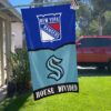 House Flag Mockup 1 New York Rangers Seattle Kraken 530