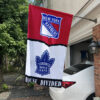 House Flag Mockup 1 New York Rangers Toronto Maple Leafs 516