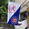 House Flag Mockup 1 New York Yankees vs Chicago Cubs 519