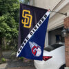 House Flag Mockup 1 San Diego Padres vs Cleveland Guardians 238