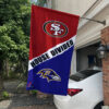 House Flag Mockup 1 San Francisco 49ers x Baltimore Ravens 302