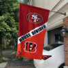 House Flag Mockup 1 San Francisco 49ers x Cincinnati Bengals 304