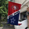House Flag Mockup 1 San Francisco 49ers x Dallas Cowboys 305