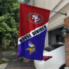 House Flag Mockup 1 San Francisco 49ers x Minnesota Vikings 3011