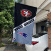 House Flag Mockup 1 San Francisco 49ers x New England Patriots 3027