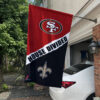 House Flag Mockup 1 San Francisco 49ers x New Orleans Saints 3012