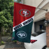 House Flag Mockup 1 San Francisco 49ers x New York Jets 3013