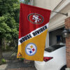 House Flag Mockup 1 San Francisco 49ers x Pittsburgh Steelers 3014