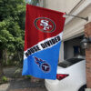House Flag Mockup 1 San Francisco 49ers x Tennessee Titans 3016