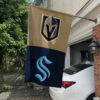 House Flag Mockup 1 Seattle Kraken vs Las Vegas Golden Knights 3032