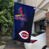House Flag Mockup 1 St. Louis Cardinals vs Cincinnati Reds 267