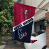 Buccaneers vs Texans House Divided Flag, NFL House Divided Flag, NFL House Divided Flag