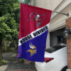Buccaneers vs Vikings House Divided Flag, NFL House Divided Flag, NFL House Divided Flag