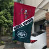 Buccaneers vs Jets House Divided Flag, NFL House Divided Flag, NFL House Divided Flag