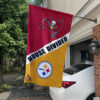 Buccaneers vs Steelers House Divided Flag, NFL House Divided Flag, NFL House Divided Flag
