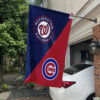 House Flag Mockup 1 Washington Nationals vs Chicago Cubs 305