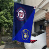 House Flag Mockup 1 Washington Nationals vs Milwaukee Brewers 3016