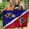 House Flag Mockup 3 NGANG Atlanta Falcons vs Baltimore Ravens 172