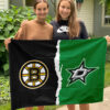 House Flag Mockup 3 NGANG Boston Bruins vs Dallas Stars 920