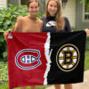 House Flag Mockup 3 NGANG Boston Bruins vs Montreal Canadiens 913