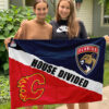 House Flag Mockup 3 NGANG Calgary Flames vs Florida Panthers 2612