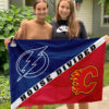 House Flag Mockup 3 NGANG Calgary Flames vs Tampa Bay Lightning 2615