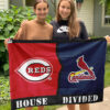House Flag Mockup 3 NGANG Cincinnati Reds vs St. Louis Cardinals 726