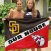 House Flag Mockup 3 NGANG Cleveland Guardians vs San Diego Padres 823