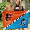 House Flag Mockup 3 NGANG Miami Marlins vs Baltimore Orioles 153
