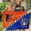 House Flag Mockup 3 NGANG Milwaukee Brewers vs Baltimore Orioles 163