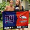House Flag Mockup 3 NGANG New York Giants vs Denver Broncos 2821