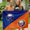 House Flag Mockup 3 NGANG New York Islanders vs Buffalo Sabres 410