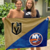 House Flag Mockup 3 NGANG New York Islanders vs Vegas Golden Knights 432