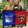 House Flag Mockup 3 NGANG New York Rangers vs Florida Panthers 512