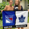 House Flag Mockup 3 NGANG New York Rangers vs Toronto Maple Leafs 516