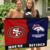 House Flag Mockup 3 NGANG San Francisco 49ers vs Denver Broncos 3021