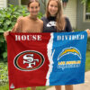 House Flag Mockup 3 NGANG San Francisco 49ers vs Los Angeles Chargers 3025
