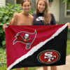 House Flag Mockup 3 NGANG San Francisco 49ers vs Tampa Bay Buccaneers 3031