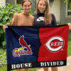 House Flag Mockup 3 NGANG St. Louis Cardinals x Cincinnati Reds 267