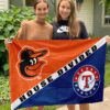 House Flag Mockup 3 NGANG Texas Rangers vs Baltimore Orioles 283